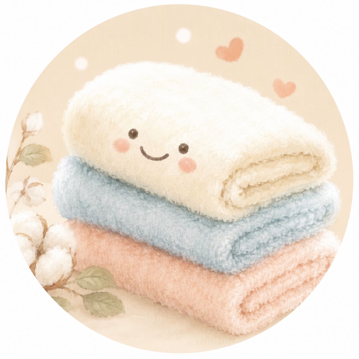 ふんわりタオル
